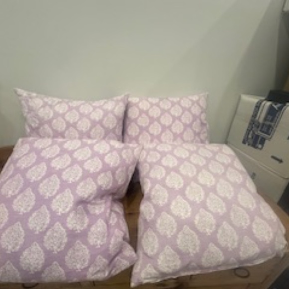 John Robshaw Linen Throw Pillows - Picture 1 of 5